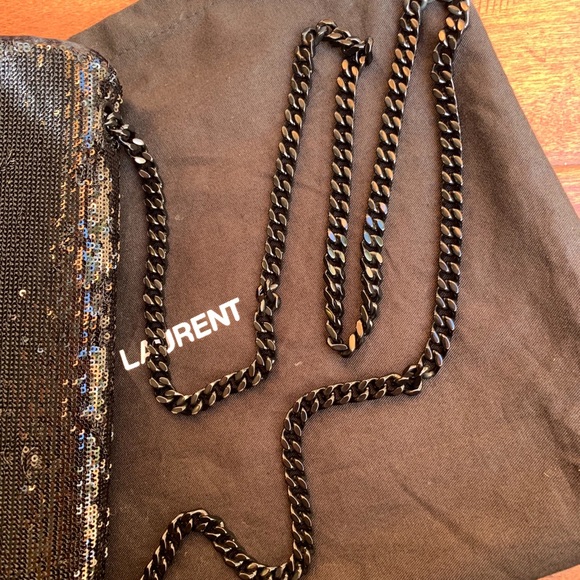 Saint Laurent Monogram Kate Medium Sequined Bag - Picture 5 of 8